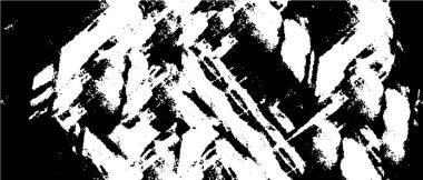Soyut grunge arkaplanı. Monokrom dokusu. Siyah ve beyaz desenli arkaplan