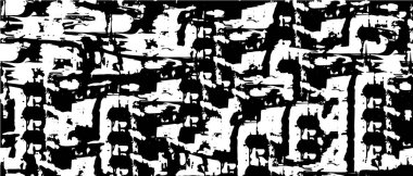 Soyut siyah-beyaz grunge arka planı. Vektör illüstrasyonu