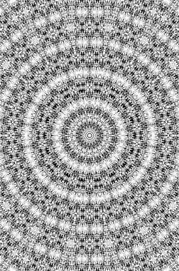 Çember geometrik şekilli kusursuz desen, vektör illüstrasyonu