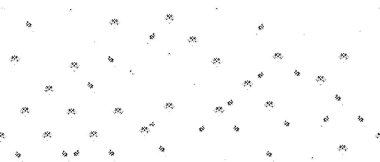 Bir sürü siyah noktalı yeşil bir ekran.