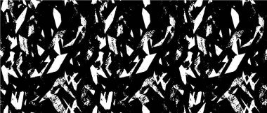 Yeşil ve siyah soyut desen