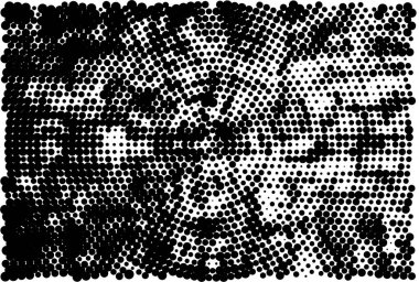 Noktalı yarı ton siyah beyaz arkaplan