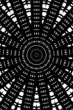 Soyut arkaplan. monokrom dokusu. Beyaz arkaplanda siyah ve beyaz dairesel arkaplan.