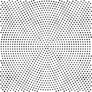 Beyaz arkaplandaki siyah noktaların yarım tonluk deseni