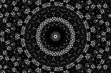 Siyah beyaz dokusunda sıkıntılı bir arka plan. soyut vektör illüstrasyonu.