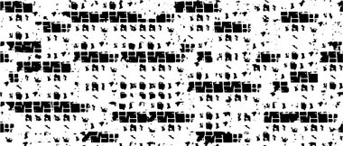 Siyah beyaz dokusunda sıkıntılı bir arka plan. soyut vektör illüstrasyonu.