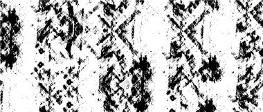 Siyah beyaz dokusunda sıkıntılı bir arka plan. soyut vektör illüstrasyonu.