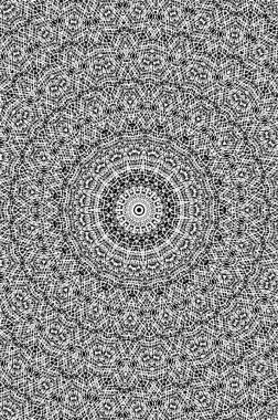 Vektör Dikişsiz siyah beyaz etnik desen 