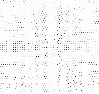 bir yıldızla siyah beyaz noktalı bir arkaplan