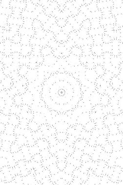 Çember geometrik şekilli kusursuz desen, vektör illüstrasyonu