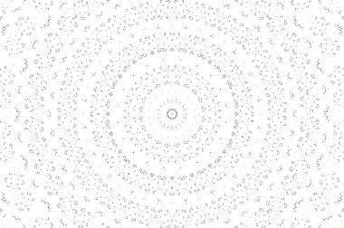 Çember geometrik şekilli kusursuz desen, vektör illüstrasyonu