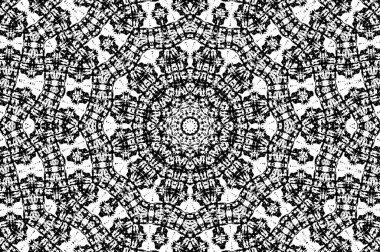 Soyut arkaplan. monokrom dokusu. Beyaz arkaplanda siyah ve beyaz dairesel arkaplan.