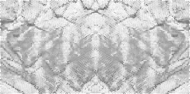 Beyaz arka planda soyut siyah noktalar. vektör çizimi tasarımı