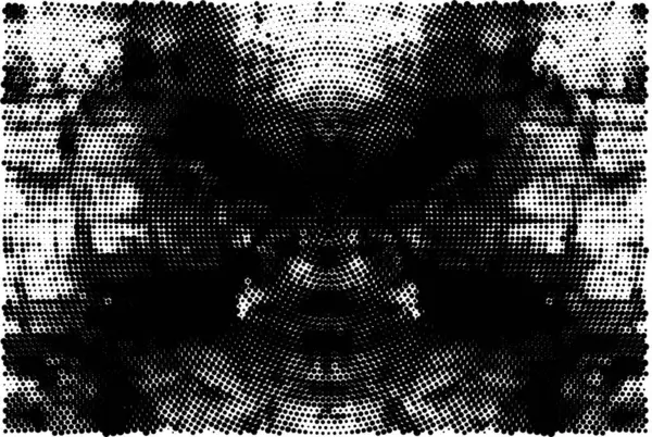 Abstrakter Schwarz Weißer Monochromer Hintergrund Vektorillustration — Stockvektor