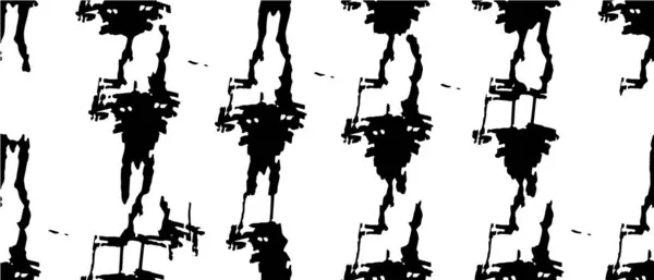 Abstrait Noir Blanc Fond Monochrome Grunge — Image vectorielle