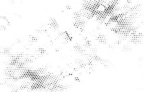 abstract black and white background with dots, vector illustration design