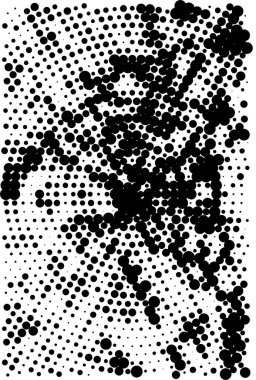 Soyut grunge arkaplanı siyah ve beyaz renkleri içerir. vektör illüstrasyonu