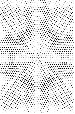 Noktalı siyah beyaz arkaplan, vektör illüstrasyon tasarımı