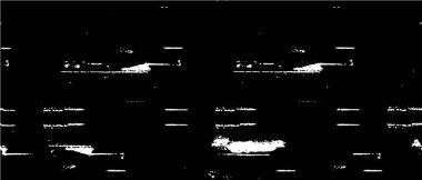 Grunge üst üste biniyor. Soyut siyah-beyaz vektör arkaplanı. Çatlak, leke ve noktalarda kirli desenli tek renkli klasik yüzey. Karanlık korku tarzında eski bir duvar.