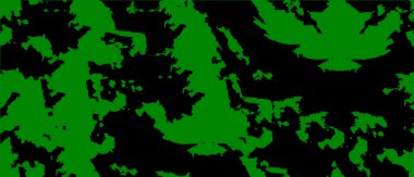 Siyah ve yeşil renklerde soyut yaratıcı arka plan. kapak, iç dekorasyon, vektör illüstrasyon tasarımı için kullanılabilir