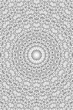 Vektör Dikişsiz siyah beyaz etnik desen 