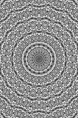 Vektör Dikişsiz siyah beyaz etnik desen 