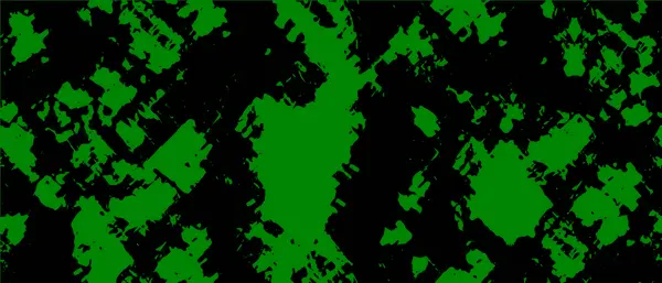 Abstraktní Černé Zelené Pozadí Grunge Efektem Vektorová Ilustrace — Stockový vektor