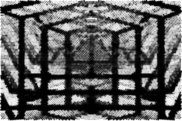 Abstrakter Monochromer Hintergrund Schwarz Weiße Vektorabbildung Muster — Stockvektor