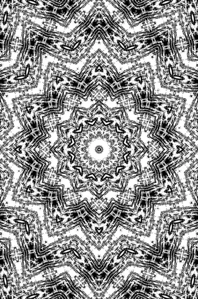 Çember geometrik şekilli kusursuz desen, mandala, vektör illüstrasyonu