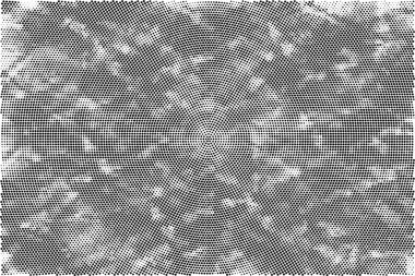 Noktalı soyut siyah beyaz arka plan. Geçmişe dönüş. vektör illüstrasyonu