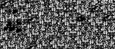 Grunge üst üste biniyor. Soyut siyah-beyaz vektör arkaplanı. Çatlak, leke ve noktalarda kirli desenli tek renkli klasik yüzey. Karanlık korku tarzında eski bir duvar.