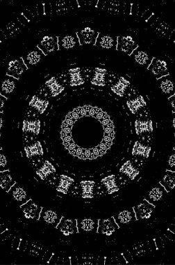 Soyut arkaplan. siyah ve beyaz dairesel arkaplan