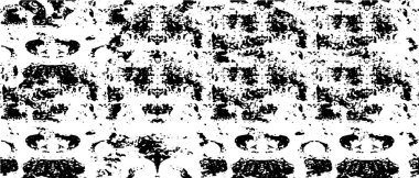 Monokrom elementlerle soyut desen. vektör illüstrasyonu