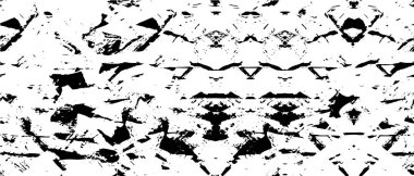 grunge etkisi olan siyah ve beyaz soyut arkaplan