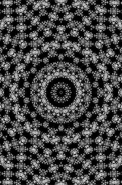 Soyut arkaplan. siyah ve beyaz dairesel arkaplan