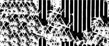 Soyut siyah ve beyaz grunge monokrom arkaplanı