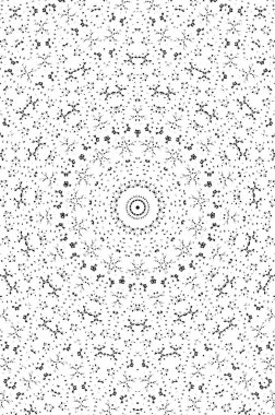 Soyut arkaplan. monokrom dokusu. Beyaz arkaplanda siyah ve beyaz dairesel arkaplan.