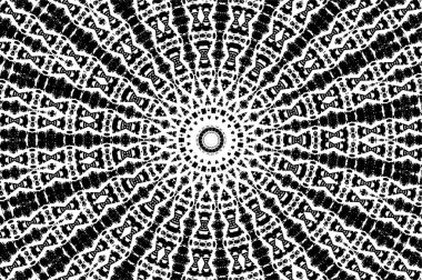 Soyut arkaplan. monokrom dokusu. Beyaz arkaplanda siyah ve beyaz dairesel arkaplan.