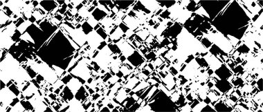 yeşil soyut çizgili dikişsiz geometrik desen siyah arkaplan - vektör