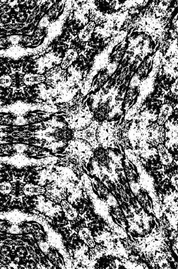 Çember geometrik şekilli kusursuz desen, mandala, vektör illüstrasyonu