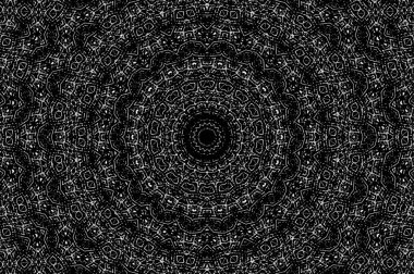 Soyut arkaplan. monokrom dokusu. Beyaz arkaplanda siyah ve beyaz dairesel arkaplan.