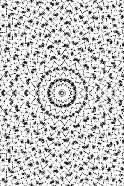 円形の幾何学的な形 マンダラ ベクトル イラストが付いている継ぎ目が無いパターン — ストックベクタ