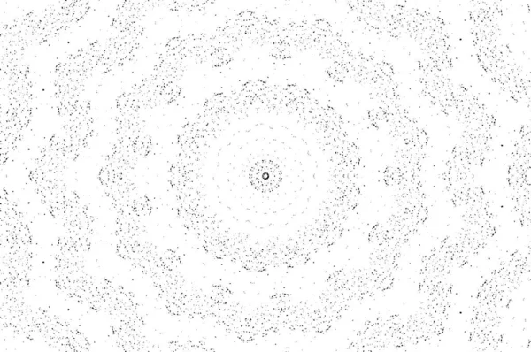 Fond Abstrait Fond Circulaire Noir Blanc — Image vectorielle