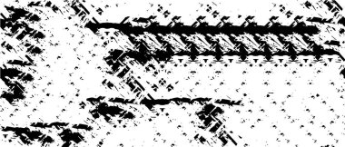 Çizikler, çizikler ve çizikler olan siyah beyaz bir arka plan. 