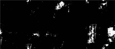 Siyah ve beyaz soyut arka plan. Çatlakların, tozun, lekelerin tek renkli dokusu. Yazdırma ve tasarım için desen