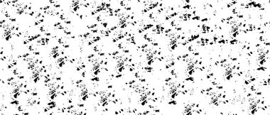 Siyah ve beyaz soyut arka plan. Çatlakların, tozun, lekelerin tek renkli dokusu. Yazdırma ve tasarım için desen