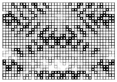 Kareli soyut geometrik desen. vektör illüstrasyonu.