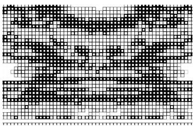 Kareli soyut geometrik desen. vektör illüstrasyonu.