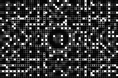 soyut siyah beyaz pikselli duvar kağıdı