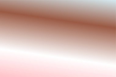 Baby Blue, Burnt Sienna, White, Rosewater renkleriyle renklendirilmiş soyut bulanık arkaplan. Yumuşak bulanık arkaplan. Grafik tasarım, afiş ve web için odaklanmış vektör illüstrasyon şablonu